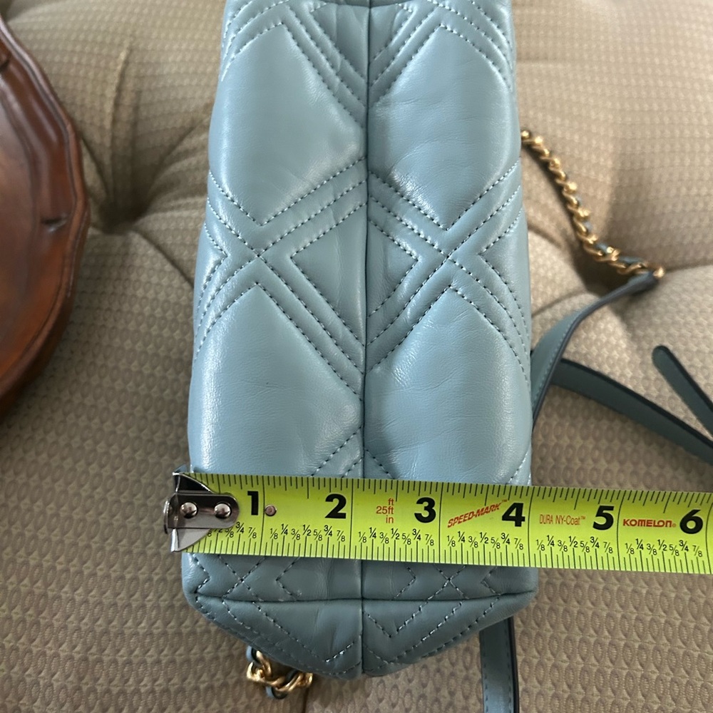 Tory Burch, Fleming Soft, Small Frame Crossbody Bag. - Picture 9 of 15
